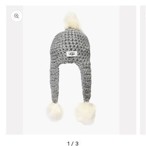 UGG Knit Beanie with Pom poms